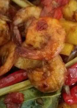 Udang kentang saos tiram