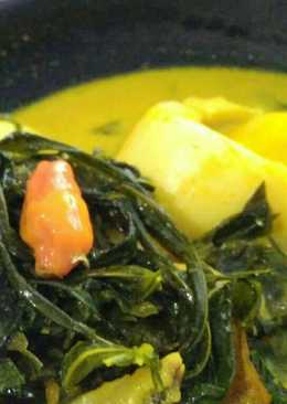 Sayur Daun Singkong, Telur dan Teri