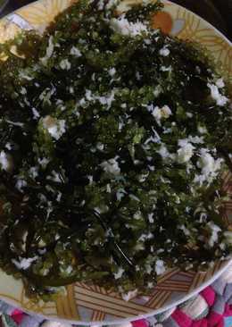 Urap Latoh (rumput laut) khas Jepara