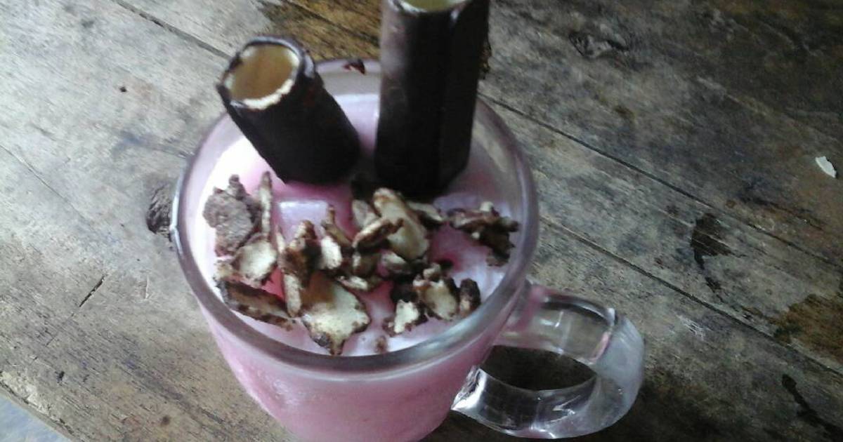 Resep milkshake stawberry gerry saluut