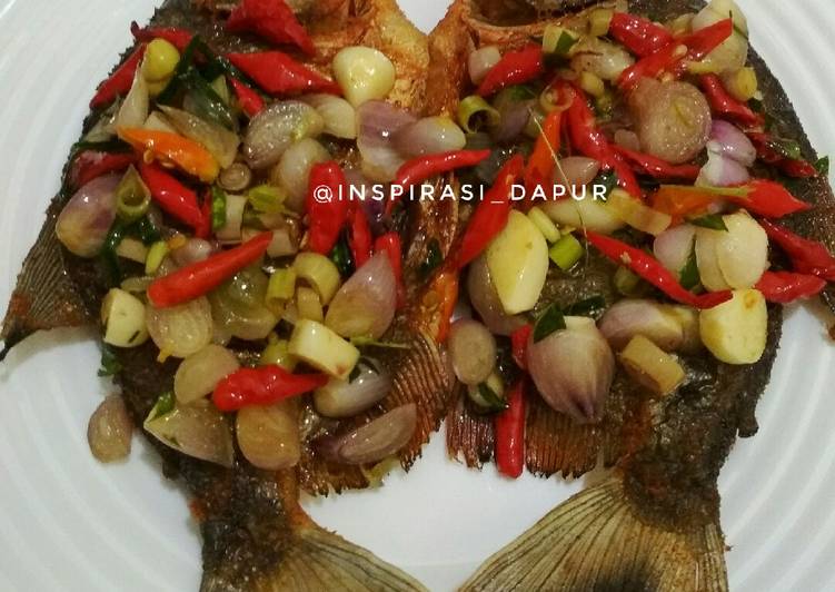 Ikan Bawal Sambal Matah recipe main photo