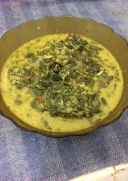 Sayur Daun Ubi tumbuk