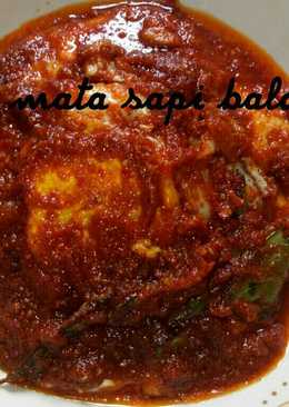 Telur mata sapi balado