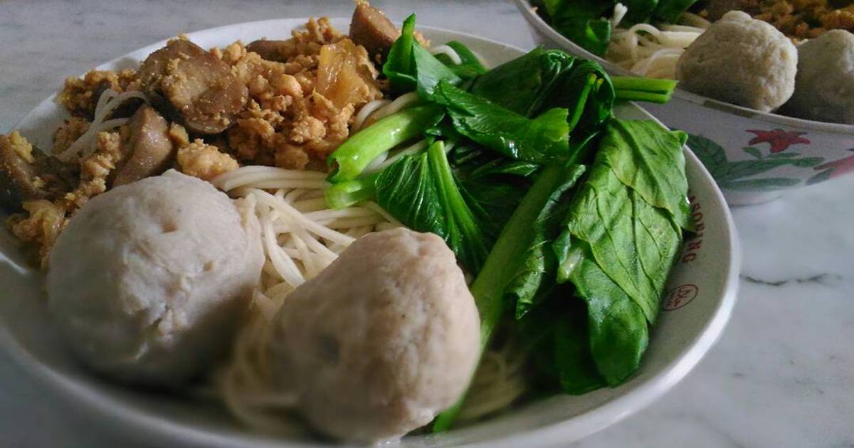 Resep Ya Mie  Bakso  Ayam Ca Jamur oleh Aradea Sarosa Cookpad