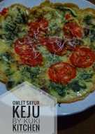 Omelette sayur keju