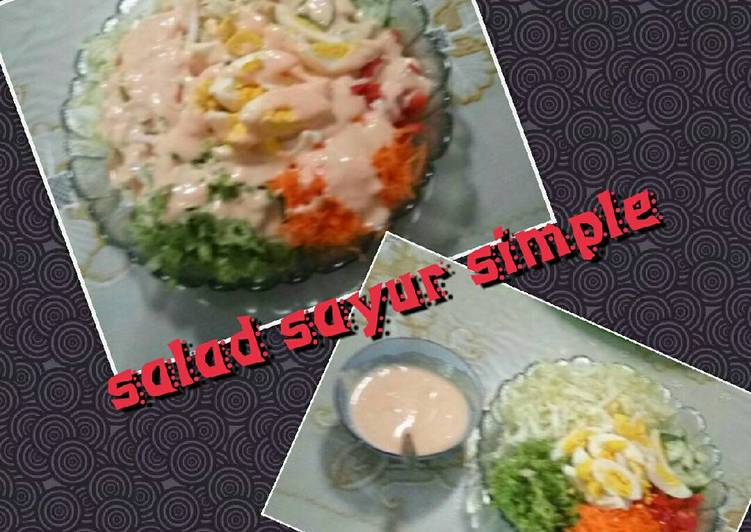 Resep Salad sayur simple Karya Shanti Kusumasari
