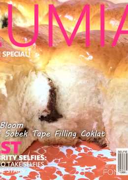 55. Roti Sobek Tape Filling Coklat