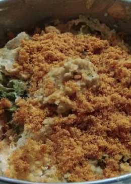 Oatmeal Ikan Tengiri Sayur Pokchoy Kukus