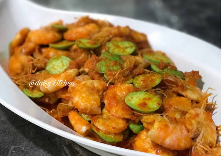 gambar untuk resep makanan Balado Udang Pete