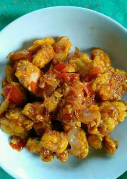 Ayam krispi saus madu