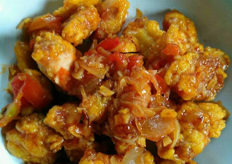 resep Ayam krispi saus madu