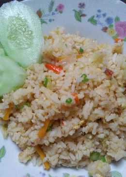 Nasi goreng sayur poll pedas :)