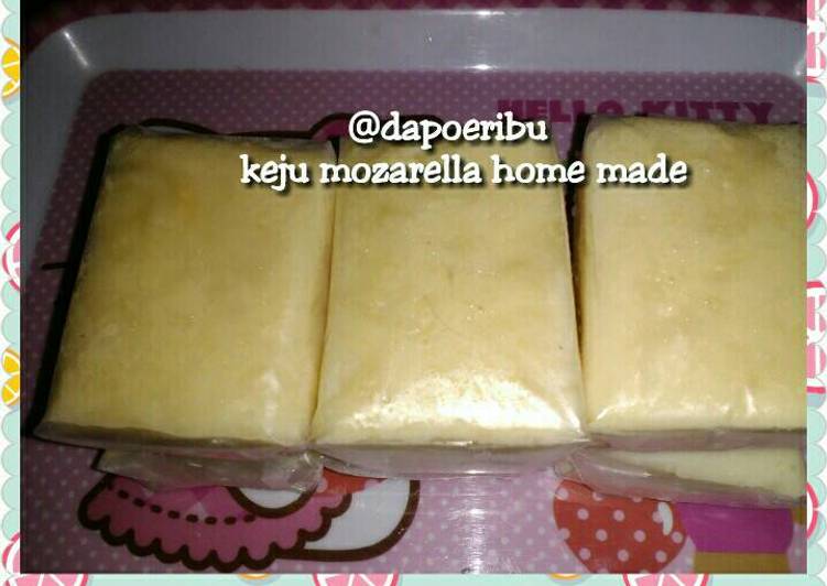 gambar untuk cara membuat Keju mozarella (kw) ??