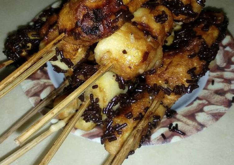 resep makanan Sate pisang goreng messes