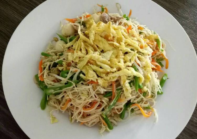 resep Cha mie sua (mie sua goreng)