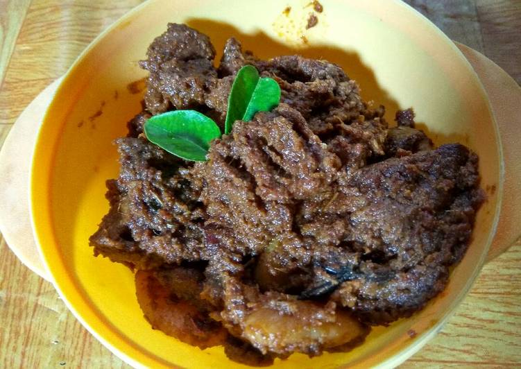 Resep Rendang daging By avie chua