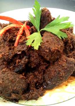 Rendang Daging Sapi ala Dapur Adis