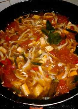 Sayur jamur dan sotong