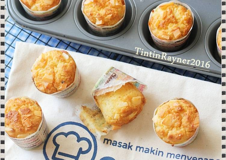 gambar untuk resep makanan Cheese Custard Muffin the Best cheese muffin EVER