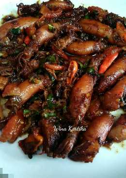 Cumi Kecap Manis Pedas