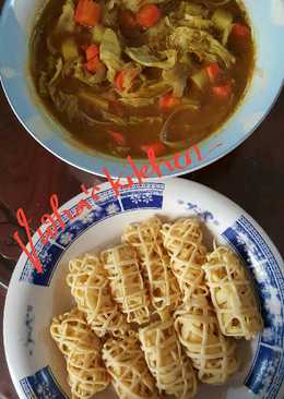 Roti jala kuah kari jepang