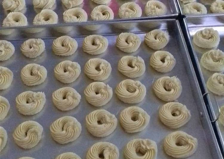 resep lengkap untuk Kue kering kanji