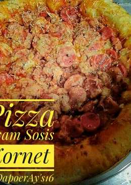 Pizza Kornet Ayam Sosis