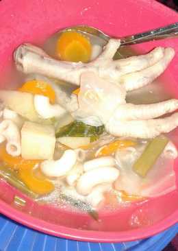 Sayur sop ceker sederhana