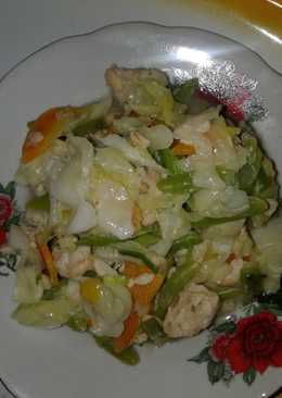 Sayur tumis tempe