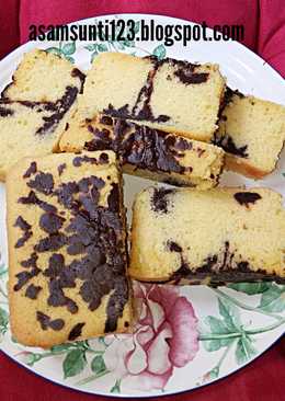 Marble Cake Basic / Bolu Marmer Sederhana