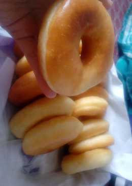 Donat tanpa telur, 1x proofing