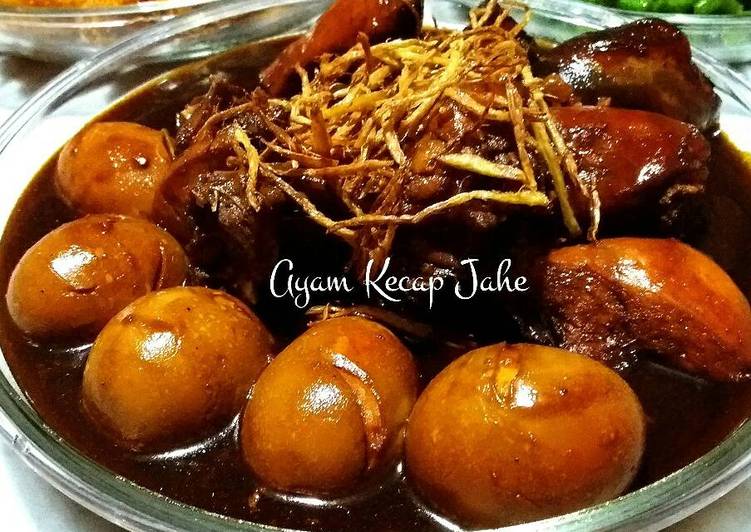 resep makanan Ayam Kecap Jahe