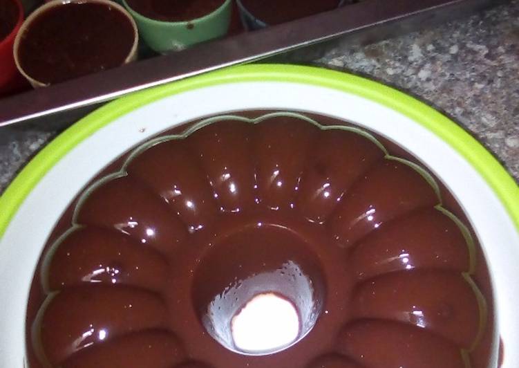 resep makanan Puding coklat nutrijell??chocolatos????