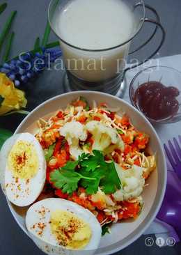 15. Sarapan Kentang Rebus All in One