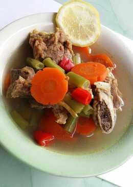 Iga sapi kuah asem2 + Sayur