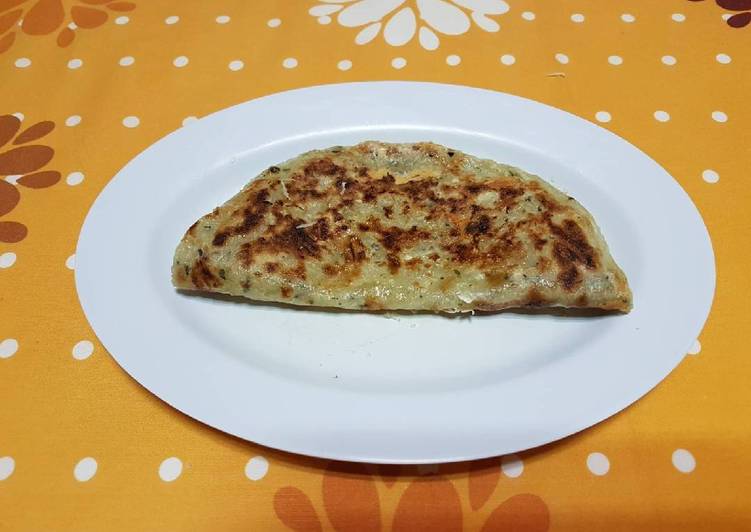 Resep #springhome Roti PARATHA Onion with ?? Karya Debora Sweet