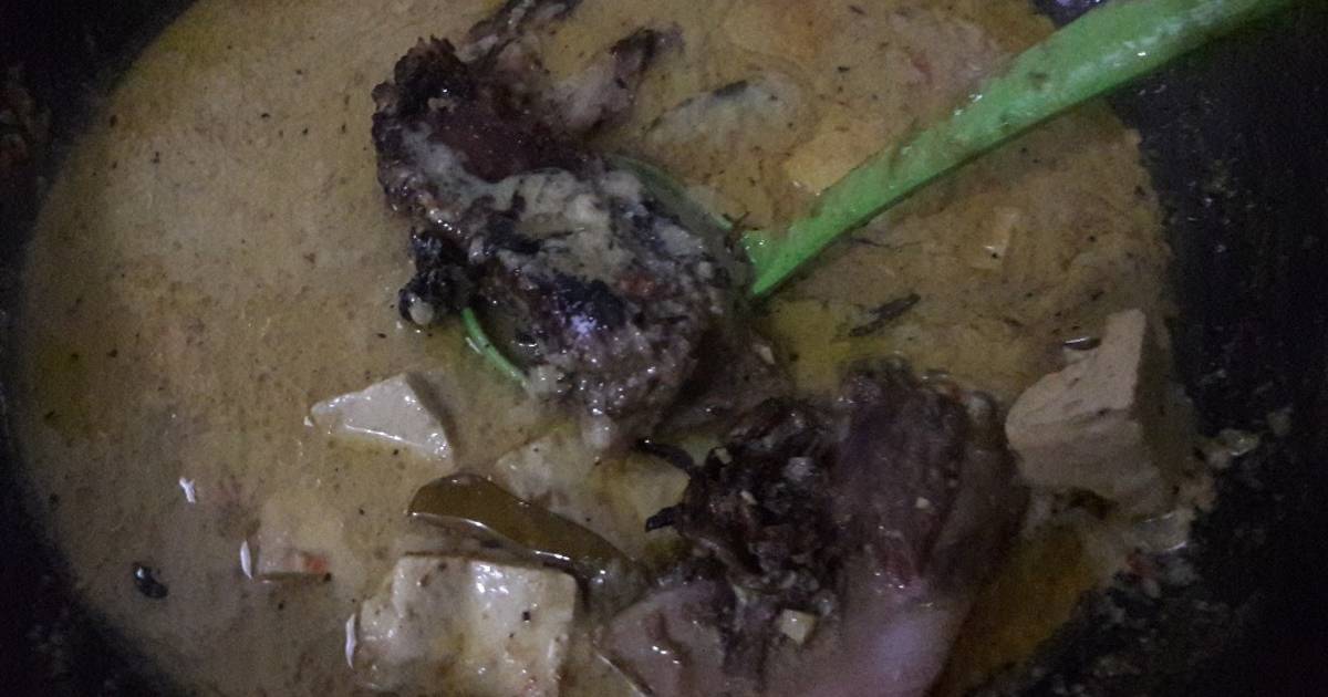 Resep Mangut ikan pari iwak p iwak mungseng campur tahu 