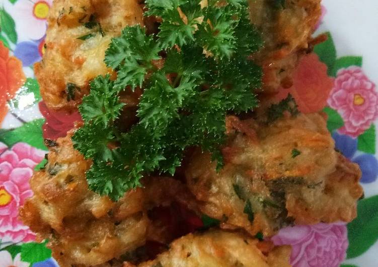 resep makanan Perkedel sayur krispy