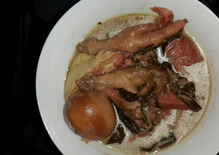 Gudeg ceker berkuah pawonku presto recipe main photo