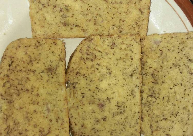 resep lengkap untuk Bolu pisang kukus tanpa mixer