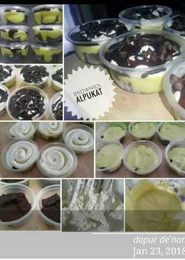 Browkat (brownies alpukat)