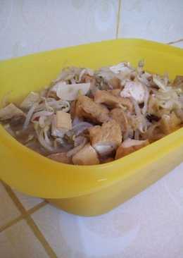 Tumis tahu + toge simple
