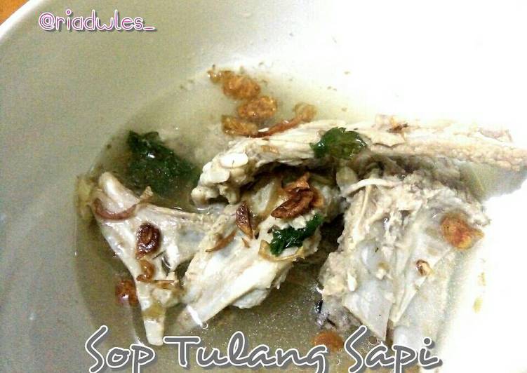 gambar untuk resep makanan Sop Tulang Sapi (Kuah Bakso)