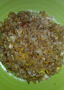 Nasi goreng bumbu ulek simple