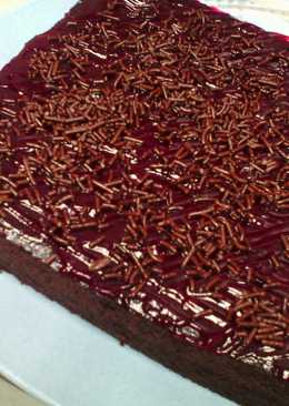 Brownis kukus labu kuning choco