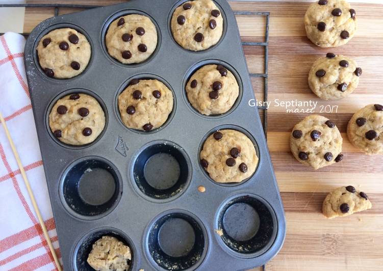 bahan dan cara membuat Banana Bread Mini Muffin #EasyToddlerMeals