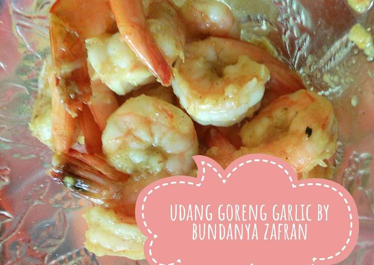 resep makanan Udang goreng garlic