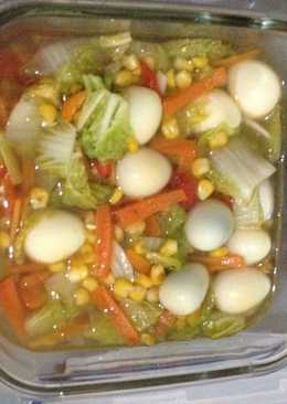 Tumis sayur sawi putih