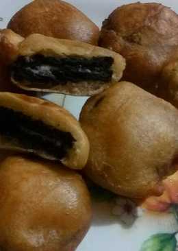Roti goreng isi oreo