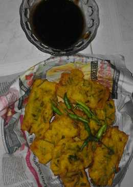 gorengan tempe dan petis